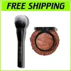 Natural Finish Baked Bronzer with Color Correction & Classic Application Brush