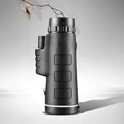High Power Monocular Telescope, Fully Versatile Coated Optical Glass Lens + Phone Clip+Tripod, Prism Waterproof Fog Proo