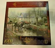 Sealed Discontinued Thomas Kinkade "Sunday Outing" 1000 Piece Jigsaw Puzzle NEW