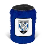 Canterbury Bulldogs NRL Fluffy Furry Stubby Holder Can Cooler