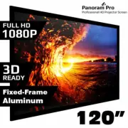 120" Inch Fixed Aluminum Frame Projector Screen Home Theatre HD TV Projection 3D