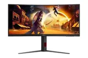 AOC CU34G4 34" WQHD 1ms 180Hz Curved Adaptive Sync 3-Side Frameless Design Monitor