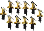10Pcs Leakproof Oil Bottle Pourer Nozzles Press Type Oil Stopper for Kitchen Use and Easy to Clean for Vinegar and Oil Dispenser for Gatherings