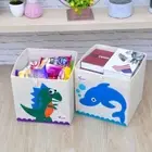 Cartoon Fabric Storage Box 3D Square Storage Box Toys Finishing Box Kids