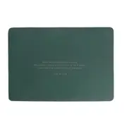 Soffe Soft Leather Dinner Table Mat 30*43cm Golden Word Design Luxury Style Waterproof Heat-Insulation Kitchen Dinning Mats