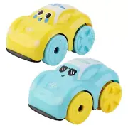 Cars Baby Bath Toys with Mesh Suction Cup Storage Net – Floating Water Fun