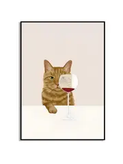 [Namly Design] Poster – Yellow cat