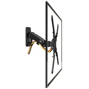 NEW F400-Full-Motion Gas-strut Bracket Flexible Wall Mount for LED/LCD TVs Black