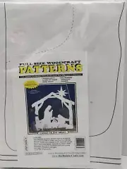 Full Size Woodcraft Patterns "Large Silent Night" Nativity Christmas Decoration