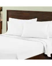 Superior Premium Plush 1000 Thread Count Solid Deep Pocket Cotton Rich Bed Sheet Set