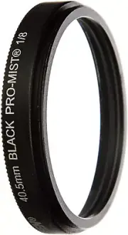 Black Pro-Mist Filter® 40.5mm / 1/8 Softens Wrinkles and Blemishes #405BPM18