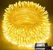66Ft 200 LED Christmas String Lights Indoor Outdoor Waterproof, Warm White