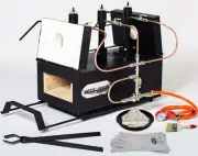 DFPROFK3 GAS PROPANE FORGE Furnace Burner Knife Making Blacksmith Farrier