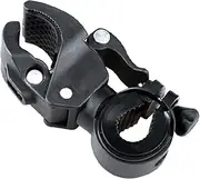 Rotating Flashlight Clamp Holder for Bike Handlebar LED Torch Mount for Bars Pad Design for Secure Grip