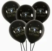 Beach Lamb Cards - Happy Fucking Birthday funny offensive Balloons x5 -FREE POST