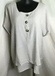 AUTOGRAPH NEUTRAL "3 BUTTON" WOVEN DOUBLE TOP SZ 26-NEW STOCK AUTOGRAPH