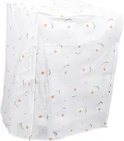 CAXUSD Drum Washer Protective Cover and Dustproof Washing Machine Cover for Sun Protection Durable Peva Material Stylish Design for Home and Easy Maintenance