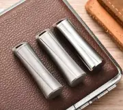 Titanium Pill Holder Case Organizer Container Waterproof Portable Keychain EDC
