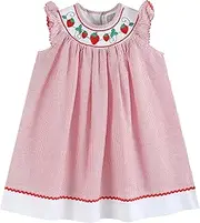 [Lil Cactus] Baby and Girls Smocked Bishop Dress