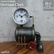 Clock Table Clock With Piggy Bank, Quiet Industrial, Nordic, Antique, Vintage I