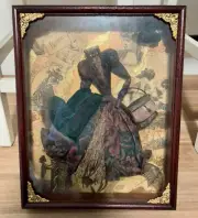 Lorella Collection Shadowbox “Autumn” 1994 timber frame, glass, NEW boxed