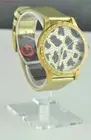 FREE Ship USA Chic Ladies Watch GUESS Gold Leather Women Lovely