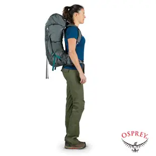 【Osprey】Rook 50L 透氣登山背包(黑色)登山包 運動背包 健行包 登山背包 後背包 OSBB2MBF269