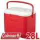 【Coleman 美國 28L EXCURSION 美利紅冰箱】CM-27862/行動冰箱/冰桶/露營冰箱/保冷箱