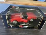 Bburago Burago 1/18 Lancia Aurelia B24 Spider 1955 3010 Metallic Red Diecast New