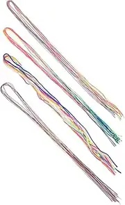 36pcs Hair Braiding Ropes Dreadlock Hair String Attachment for Braids Reusable Hair Wraps Hair Accessories for Girls Smooth Fabric Rope for Styling