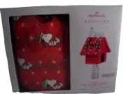 Hallmark Peanuts Snoopy Miniature Tree Topper & Skirt New