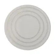 1 Pack Diatomaceous Plant Saucers for Indoors 7inch, Light Gray