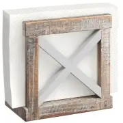 Farmhouse Napkin Holder for Table, Napkin Holders for Kitchen, Vintage Rustic...