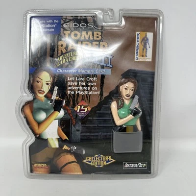 Tomb Raider III Lara Croft Collector’s Memory Card PS1 PlayStation 1 New