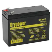 DRYPOWER 12SB10C 12V 10Ah Rechargeable SLA Battery