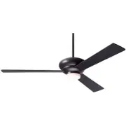 Modern Fan Altus Dark Bronze 42" Ceiling Fan with Black Blades and Remote