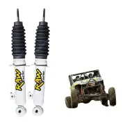 2 Front 40mm RAW 4x4 Nitro Shock Absorbers for Mitsubishi Challenger G Wagon PB
