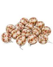 Northlight 14pc Snowman Decoupage Christmas Ball Ornament