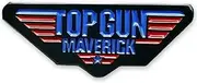 [Pinstant] Maverick Top Navy Pilot Fighter Plane Air Force Airplane Wings Star Tomcat Call Sign 1.2" Enamel Pin Badge, 1.2 Inches, Enamel, enamel