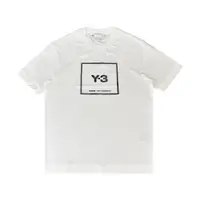 在飛比找蝦皮商城優惠-Adidas Y-3黑字迷彩方框LOGO設計純棉短T(男/米