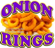 Onion Rings DECAL (Choose Your Size) Concession Food Truck Vinyl Sticker