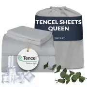 Eucalyptus Sheets – Cooling Tencel Sheets Queen Blend with Egyptian Cotton,