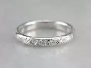 Diamond White Gold Band