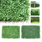 12pcs Artificial Mat Wall Hedge Decor Privacy Fence Panel Garden Grass 24 x 16"