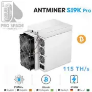 Bitmain New Antminer S19K pro 115T Bitcoin Miner BTC BCH Asic Miner 2760W SHA256