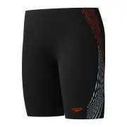 Speedo Boys Tech Panel Jammer - Black/Red Gingere - 7-8