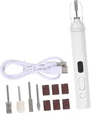 Holibanna Manicure Machine Nail Drill Electric Remover Discs Nail Polishing Machine Head Nail Bits Nail Grinder Portable Nail Polish Pedicure Disc Replacement Nail Accessories White Plastic