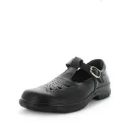 Wilde School Jayne2 Girl's School Shoes - Black Smooth