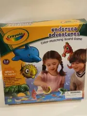 ScreenLife Games CRAYOLA UNDERSEA ADVENTURES Color~Matching Board Game (2009)