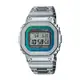 【CASIO G-SHOCK】全金屬漸層色感方形電子腕錶-鋼鐵銀/GMW-B5000PC-1